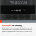 Tascam DR-10X Micro Plug-On Linear PCM Audio Recorder with XLR Connector for Handheld Microphones, Dual Recording & MP3/WAV Support (Black) - New