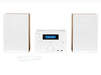 Thomson Micro Sound System Bt Radio Fm/cd/mp3/USB Wood Finish White Mic121bt - 1