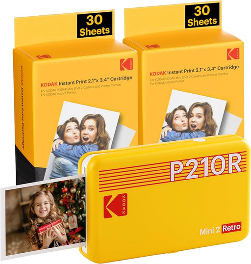 Kodak Mini 2 Era Yellow 2.1x3.4 + 60sheets - 1