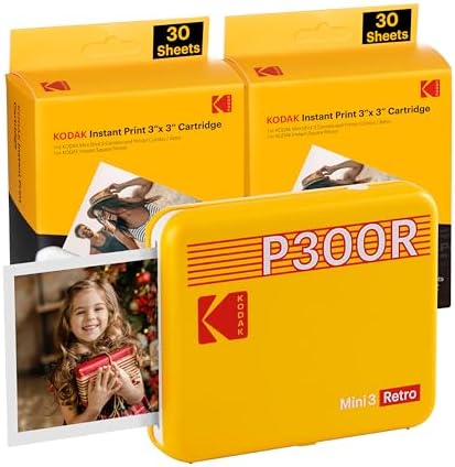 Kodak Mini 3 Era Yellow 3x3 + 60sheets + Accesory Kit - 1