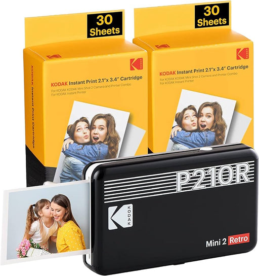 Kodak Mini Shot 2 Era Black 2.1x3.4 + 60sheets - 1