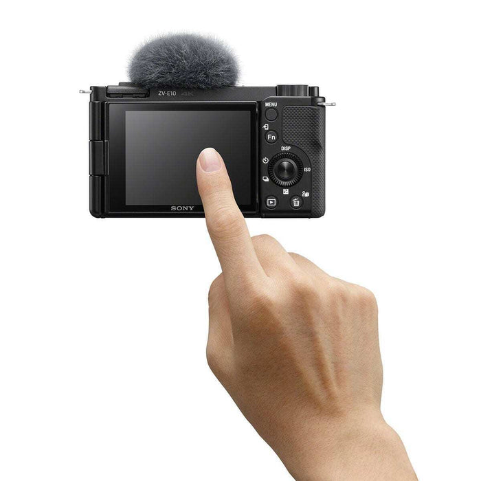 Sony ZV-E10 Mirrorless Camera Body (ILCZV-E10) (Black) - 4