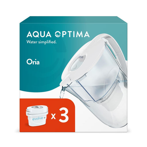 Aqua Optima Oria White Jug Capacity 2.8l With 1 Evolve + Filter Stpj0604 - 1