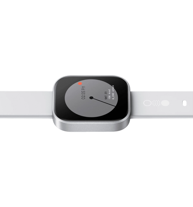 Nothing CMF by Nothing Watch Pro D395 - Silver with Light Grey Strap - Image 2