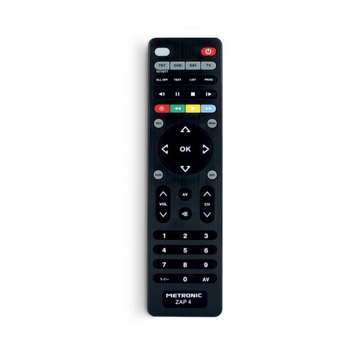 Metronic Universal Remote Control Zap 4 for Tv +Tdt + Sat + Dvd 495325 - 1