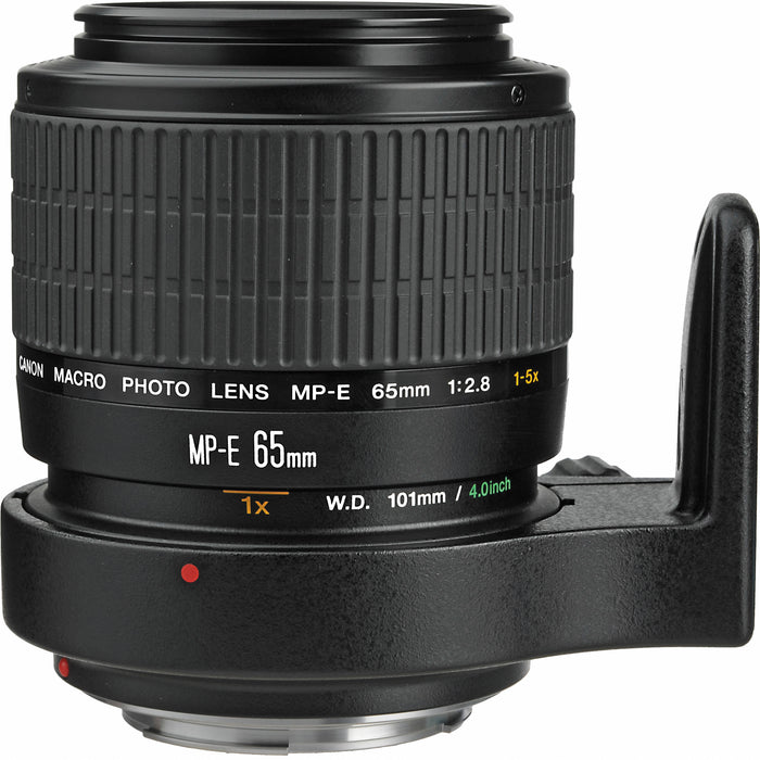 Canon MP-E 65mm f/2.8 1-5X Macro Lens for Canon SLR Cameras - Black