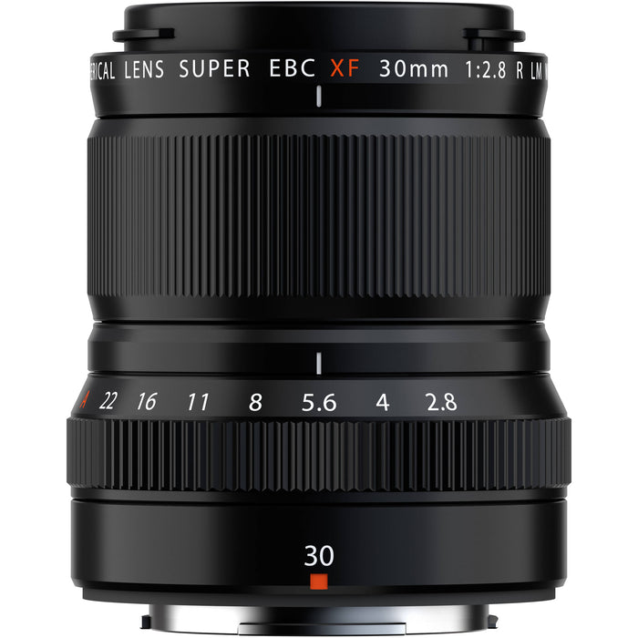 Fujifilm Fujinon XF 30mm f/2.8 R LM WR Macro Lens - Black