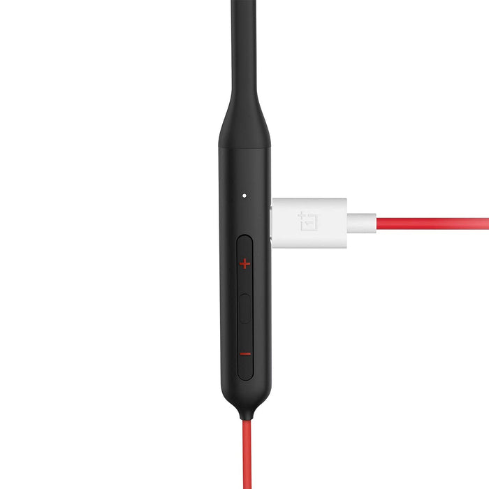 OnePlus Bullets Wireless Z Bass Edition in-Ear Earphone with Mic - Red