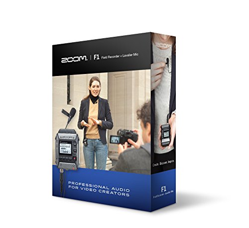 Zoom F1-LP 2-Input / 2-Track Portable Field Recorder with Lavalier Microphone - 7