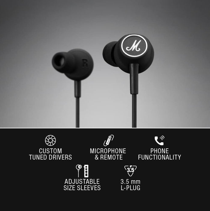 Marshall Mode In-Ear Headphones (Black and White) - 4