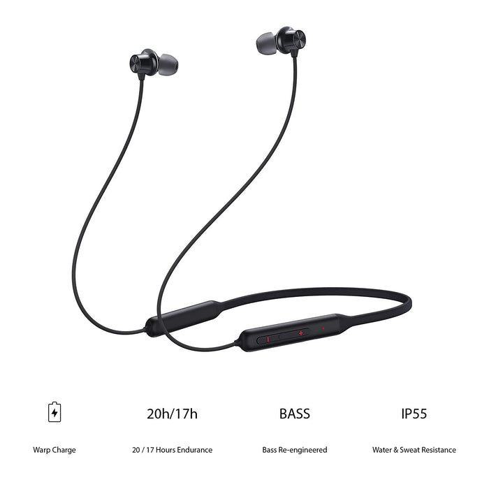 OnePlus Bullets Wireless Z Bass Edition in-Ear Earphone with Mic - Black