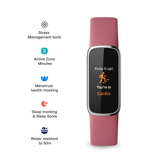 Fitbit Luxe Fitness and Wellness Tracker - Pink