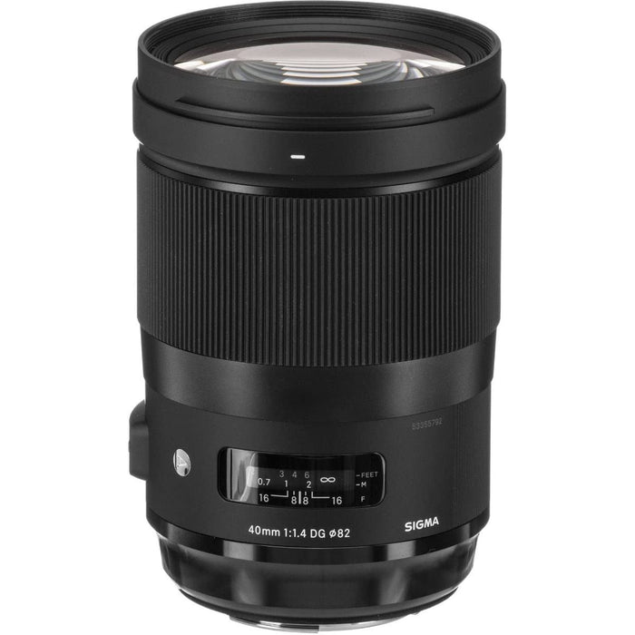 Sigma 40mm F1.4 Art DG HSM Lens for L Mount - Black