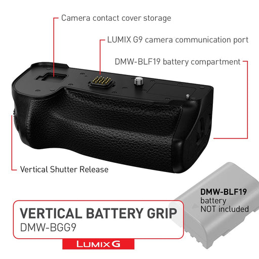 Panasonic DMW-BGG9 Battery Grid (White Box) - 2