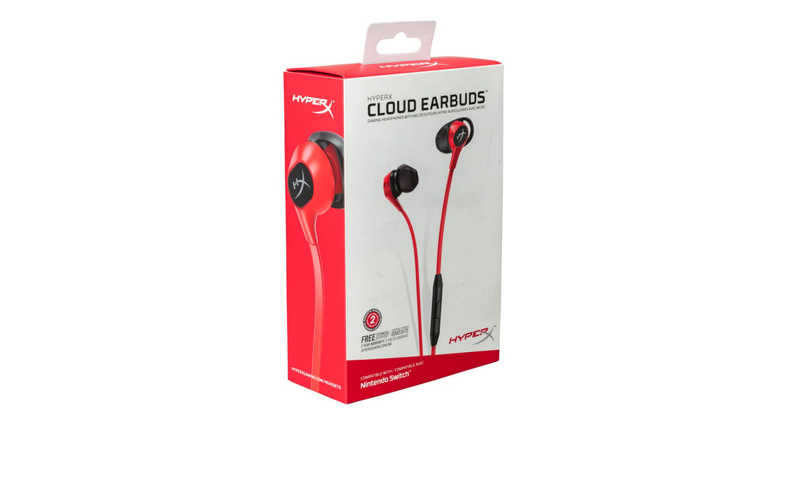 HyperX Cloud Earbuds Gaming Headset (HX-HSCEB-RD) (Red) - 9