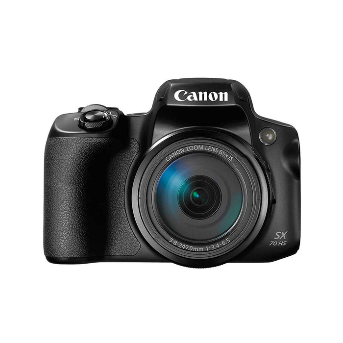 Canon Powershot SX70 20.3MP Digital Camera 65x Optical Zoom Lens - Black