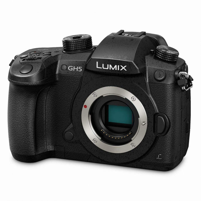 Panasonic Lumix GH5 Body 4K Mirrorless Camera, Dual I.S. 2.0 -  Black