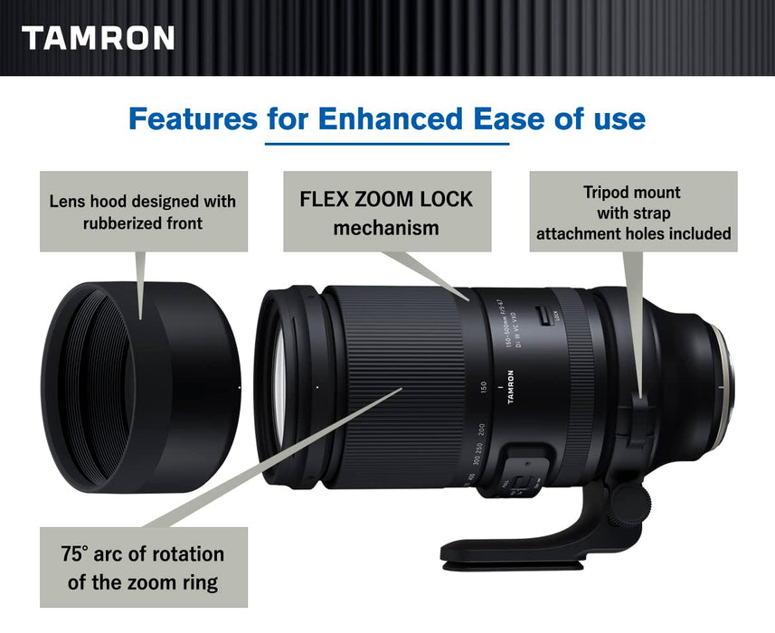 Tamron 150-500MM F/5-6.7 Di III VC VXD Lens for Fujifilm X-Mount