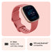 Fitbit Versa 4 GPS Smartwatch (Pink Sand/ Copper Rose Aluminium) - 6