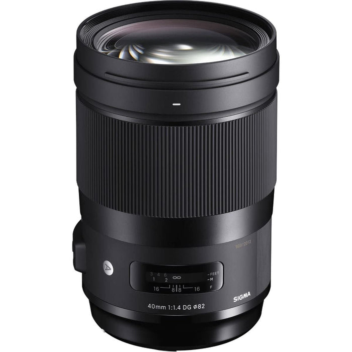 Sigma 40mm F1.4 Art DG HSM Lens for L Mount - Black
