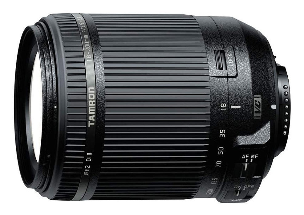 Tamron B018N 18-200mm VC Lens (Nikon) DSLR Lens DSC Accessories - Black