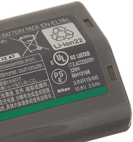 Nikon EN-EL18C Genuine Rechargable Lithium Battery - 2
