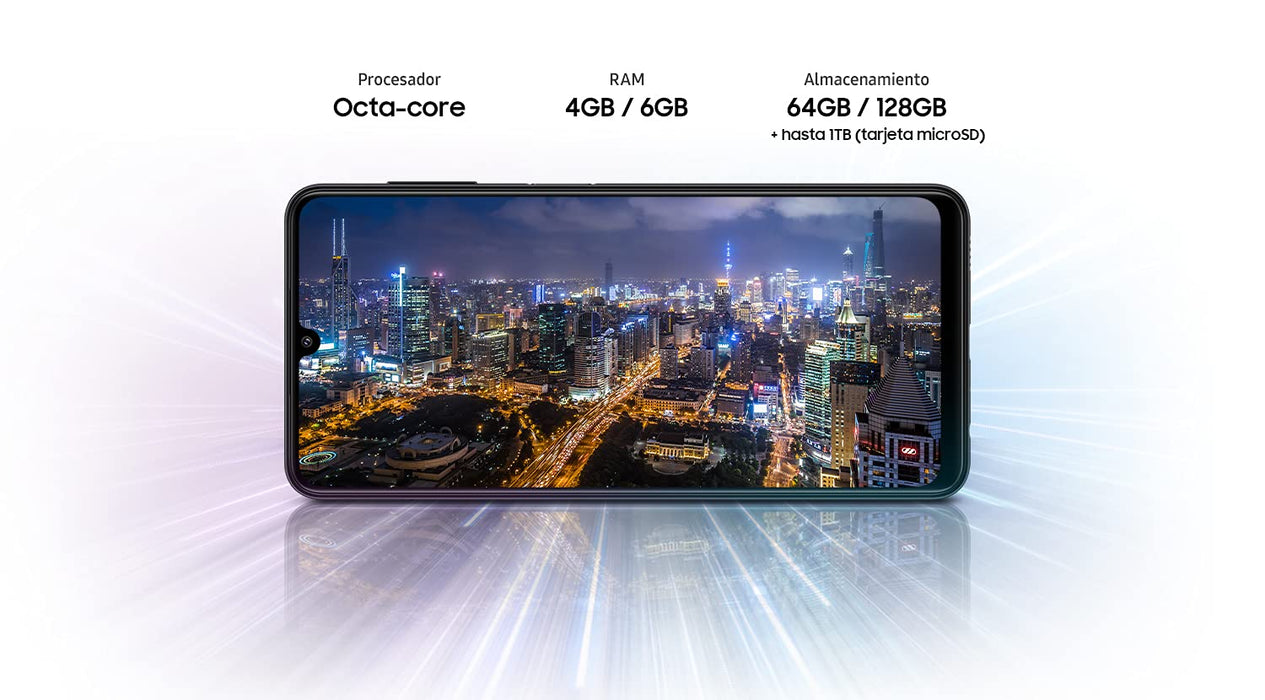 Samsung Galaxy A22 Dual-SIM 128GB ROM + 4GB RAM Factory Unlocked 4G/LTE - Purple