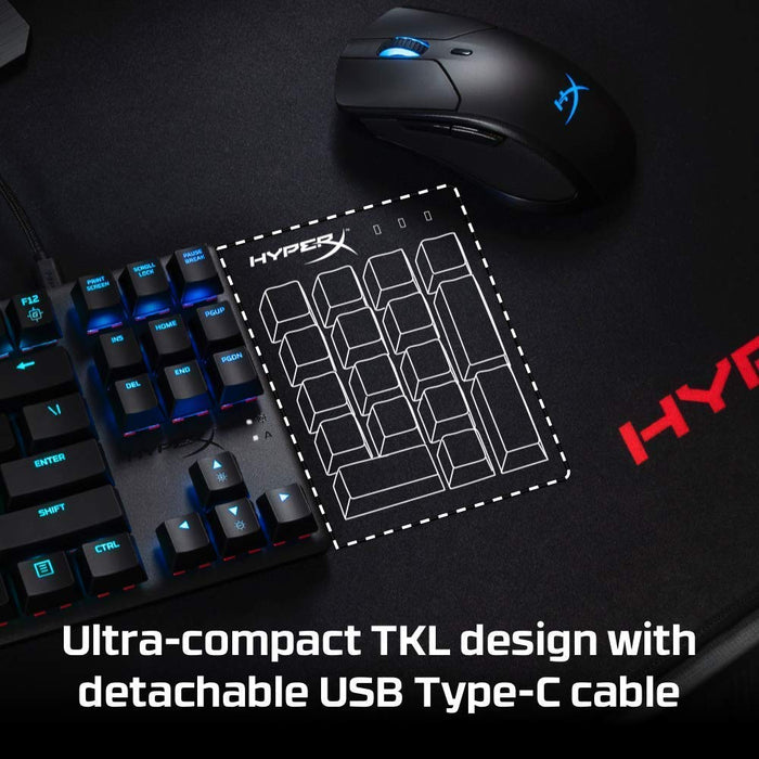 HyperX Alloy Origins Core - Tenkeyless Mechanical Gaming RGB Keyboard