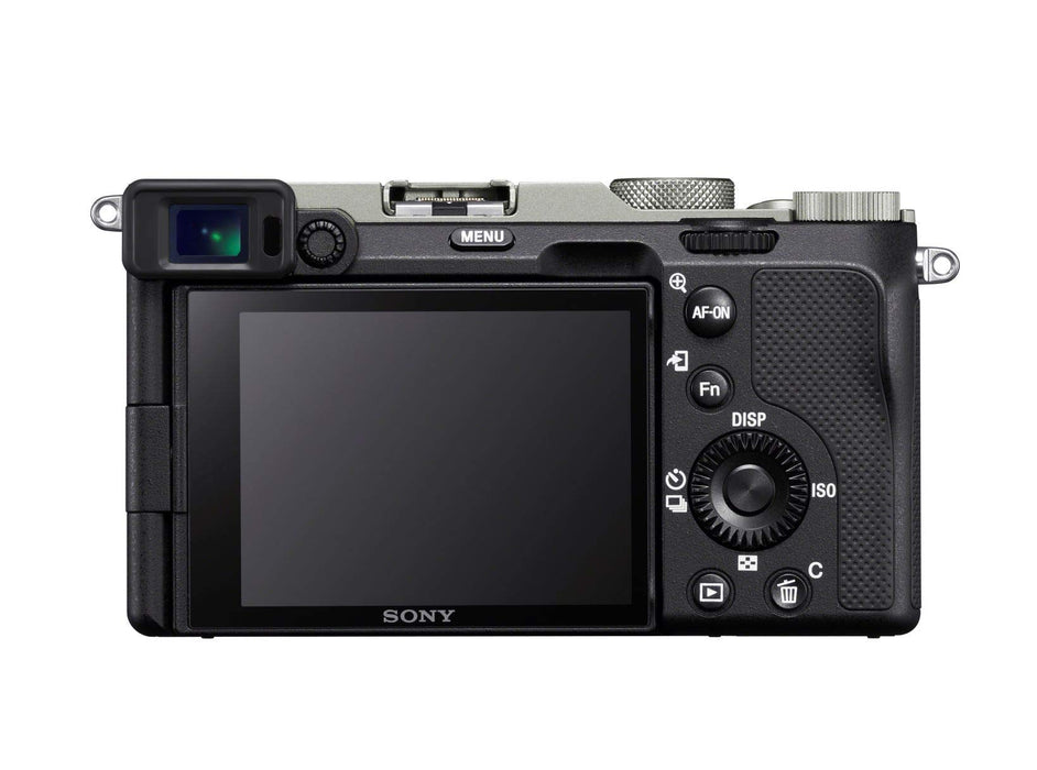 Sony Alpha 7C Full-Frame Compact Mirrorless Camera Kit - Silver