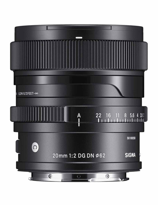 Sigma 20mm F2.0 DG DN C for Sony E Mount - Black