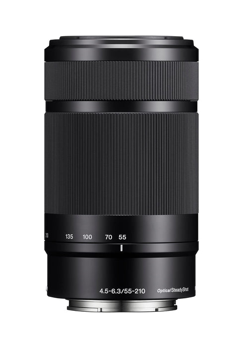 Sony 55-210 mm/F 4,5-6,3 OSS 55 mm Lens - Black