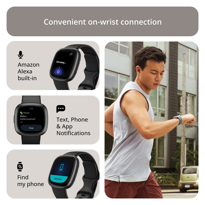 Fitbit Versa 4 Fitness Smartwatch with Daily Readiness, GPS, 24/7 Heart Rate - Black