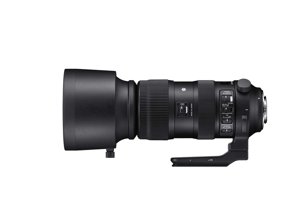 Sigma 60-600mm f/22-32 Fixed Zoom F4.5-6.3 DG OS HSM Camera Lenses - Black