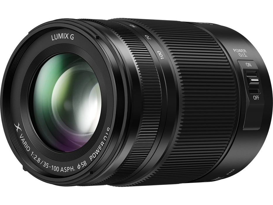 Panasonic HHSA35100 LUMIX G X Vario II Professional Lens, 35-100mm, Dual is 2.0 with Power Optical - Black