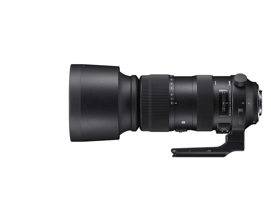 Sigma 60-600mm f/22-32 Fixed Zoom F4.5-6.3 DG OS HSM Camera Lenses - Black