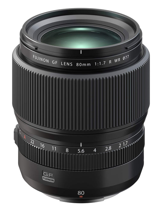 Fujifilm Fujinon GF 80mm F1.7 R WR Lens - Black
