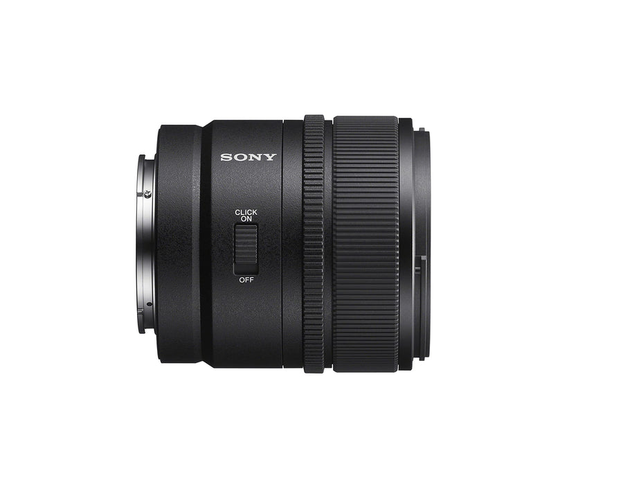 Sony E 15mm F1.4 G APS-C Large Aperture Wide Angle G Lens - Black