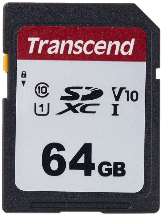 Transcend SDXC 300S UHS-1 U3 (64GB, TS64GSDC300S) - 1