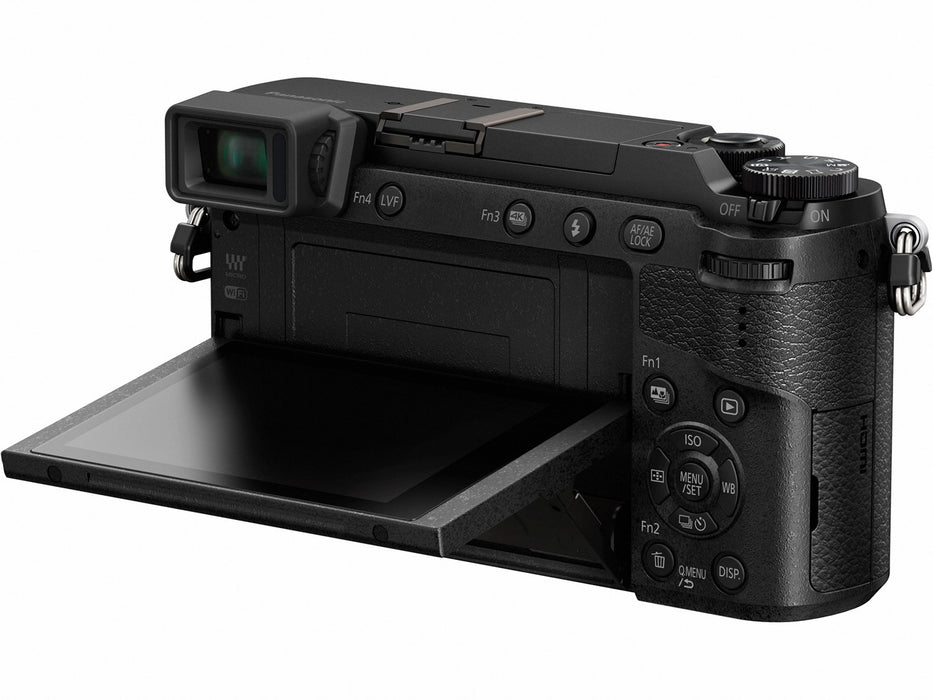 Panasonic LUMIX GX85 Body 4K Mirrorless Camera, 16 Megapixles, 3 Inch Tilting Touch LCD - Black