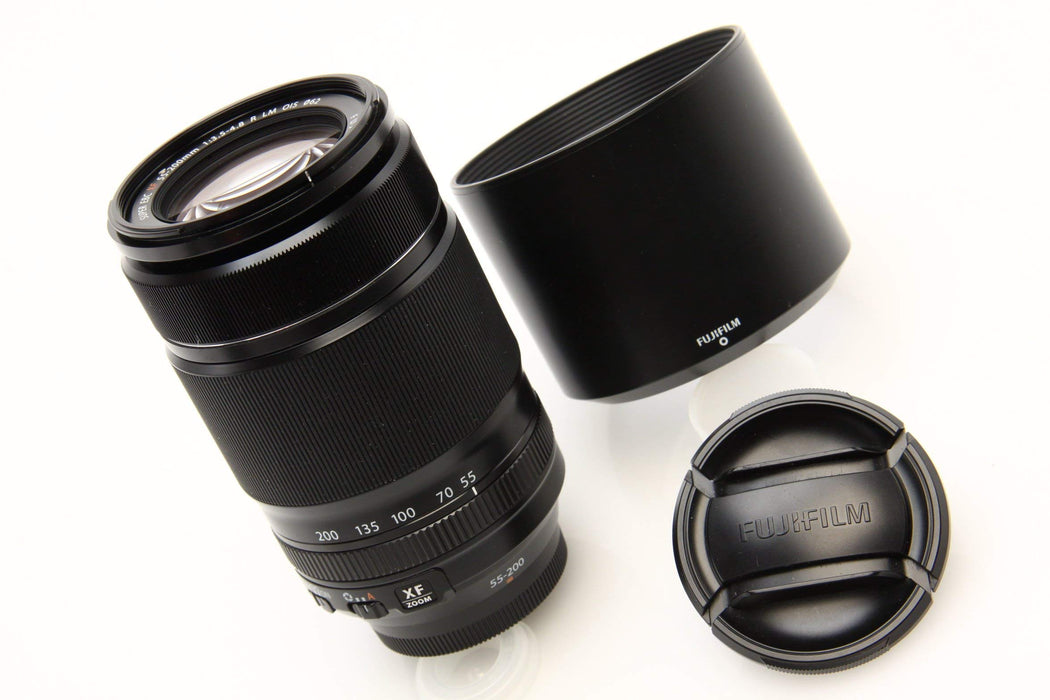 Fujifilm Fujinon XF 55-200mm F3.5-4.8 R LM OIS, Telephoto Zoom Lens for Fujifilm X Mount Cameras - Black
