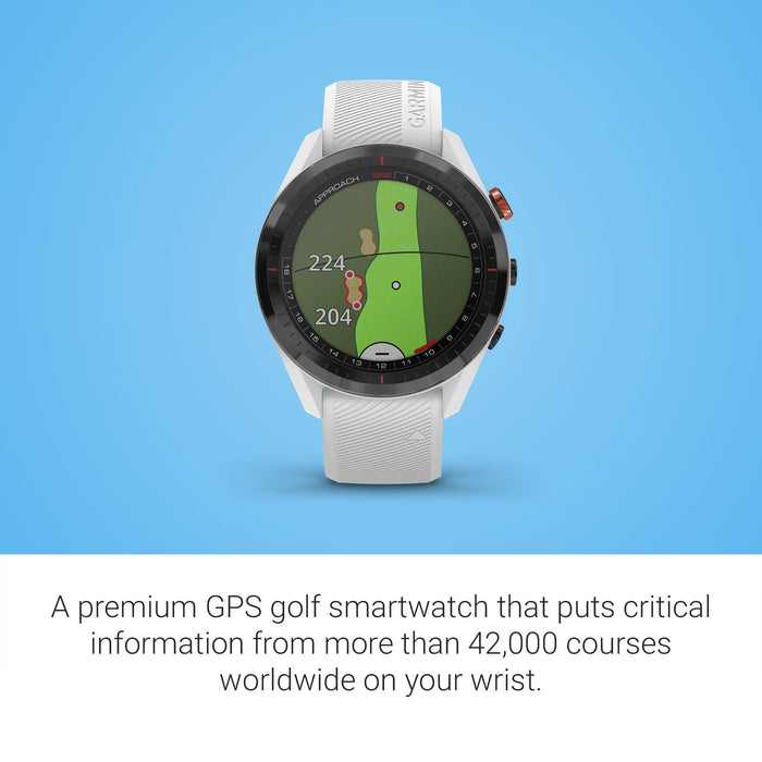 Garmin Approach S62 Golf GPS Watch (White, 010-02200-01) - 3