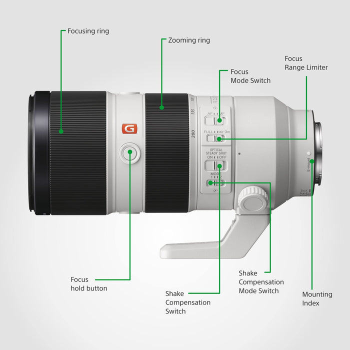 Sony FE 70-200mm f/2.8 GM OSS Lens (SEL70200GM) - 5