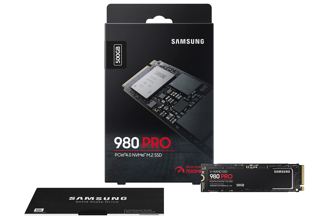 Samsung 980 PRO 500GB PCIe 4.0 (up to 6900 MB/s) NVMe M.2 (2280) Internal Solid State Drive (SSD)