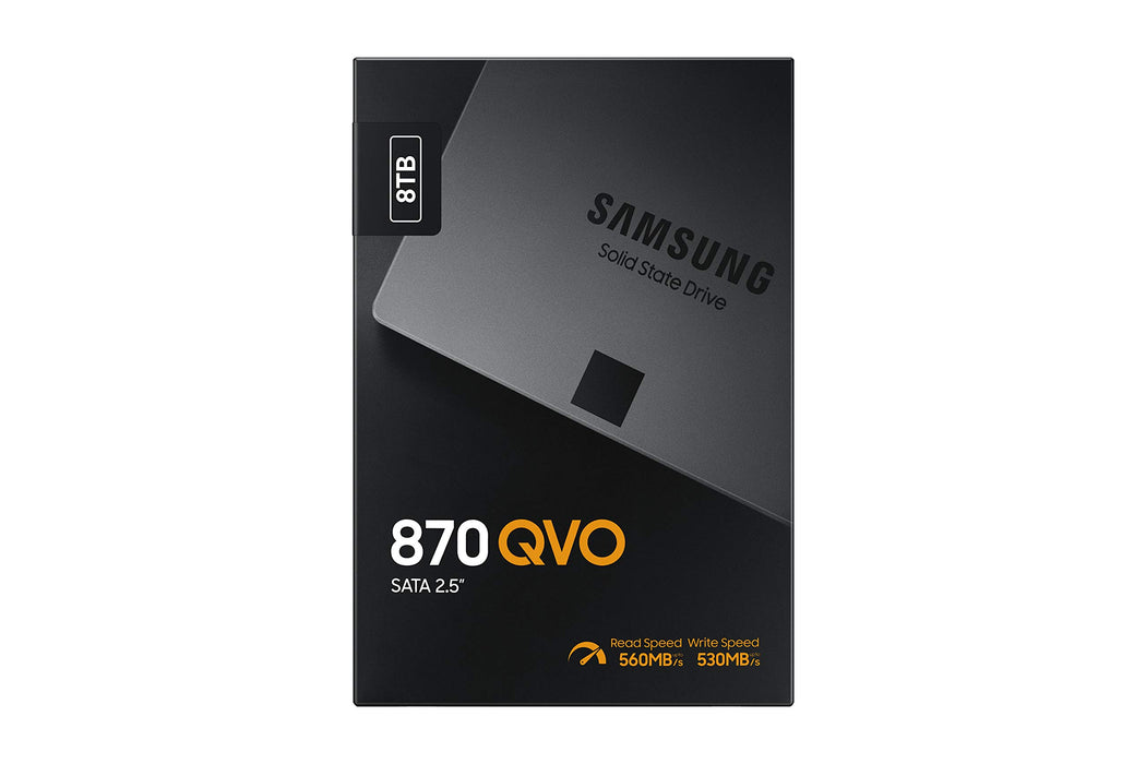 Samsung 870 QVO 8 TB SATA 2.5 Inch Internal Solid State Drive (SSD) - Grey
