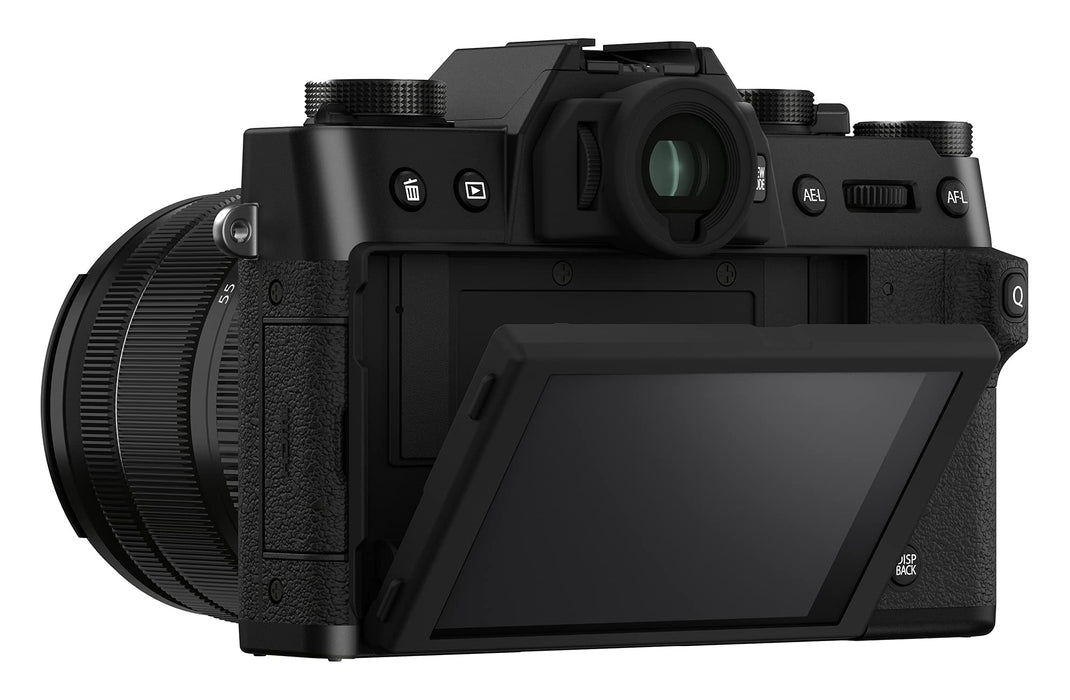 Fujifilm X-T30 II Mirrorless Camera Body, with XF 18-55mm Lens Kit - Black