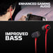 HyperX Cloud Earbuds Gaming Headset (HX-HSCEB-RD) (Red) - 7