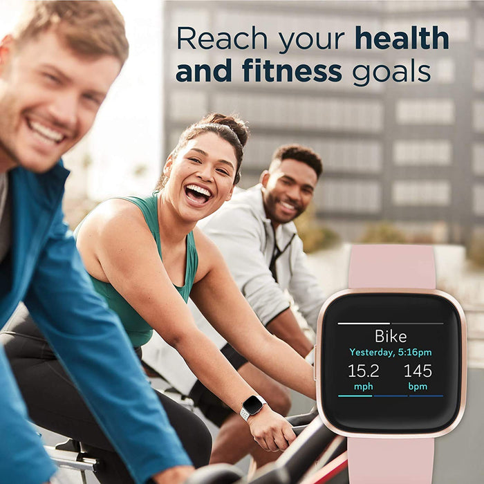 Fitbit Versa 2 Health and Fitness Smartwatch with Heart Rate Monitor - Pink