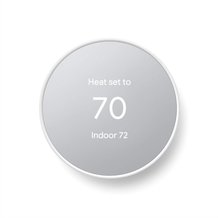 Google Nest Thermostat - Smart Thermostat for Home - Programmable WiFi Thermostat - White
