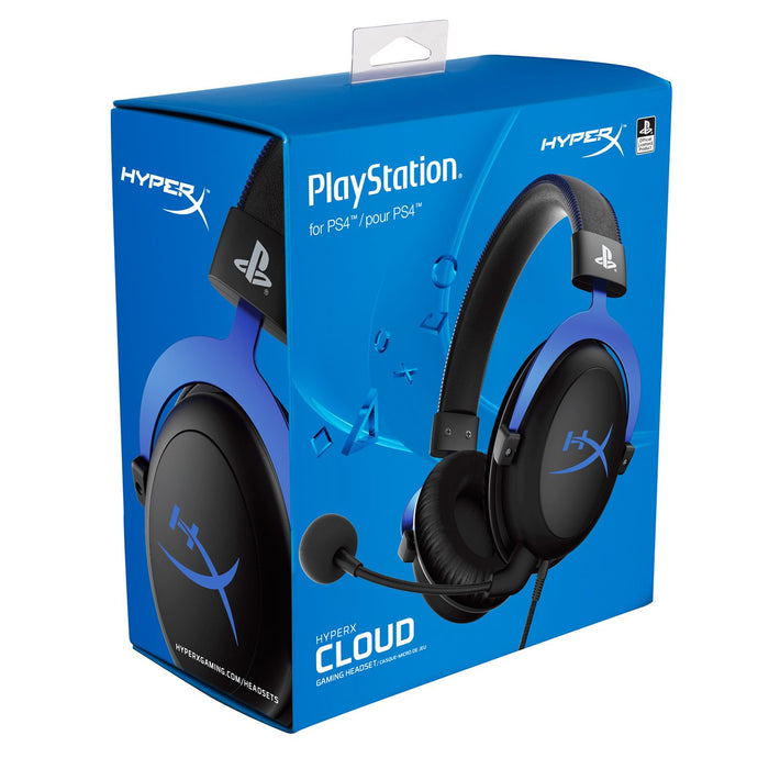 HyperX Cloud Gaming Headset Licensed by Sony for PS4™ Systems - Blue