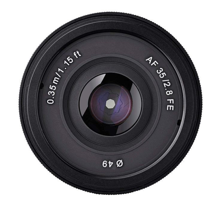 Samyang SYIO35AF-E 35mm f/2.8 Ultra Compact Wide Angle Lens - Black